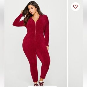 YITTY Burgundy Jumpsuit